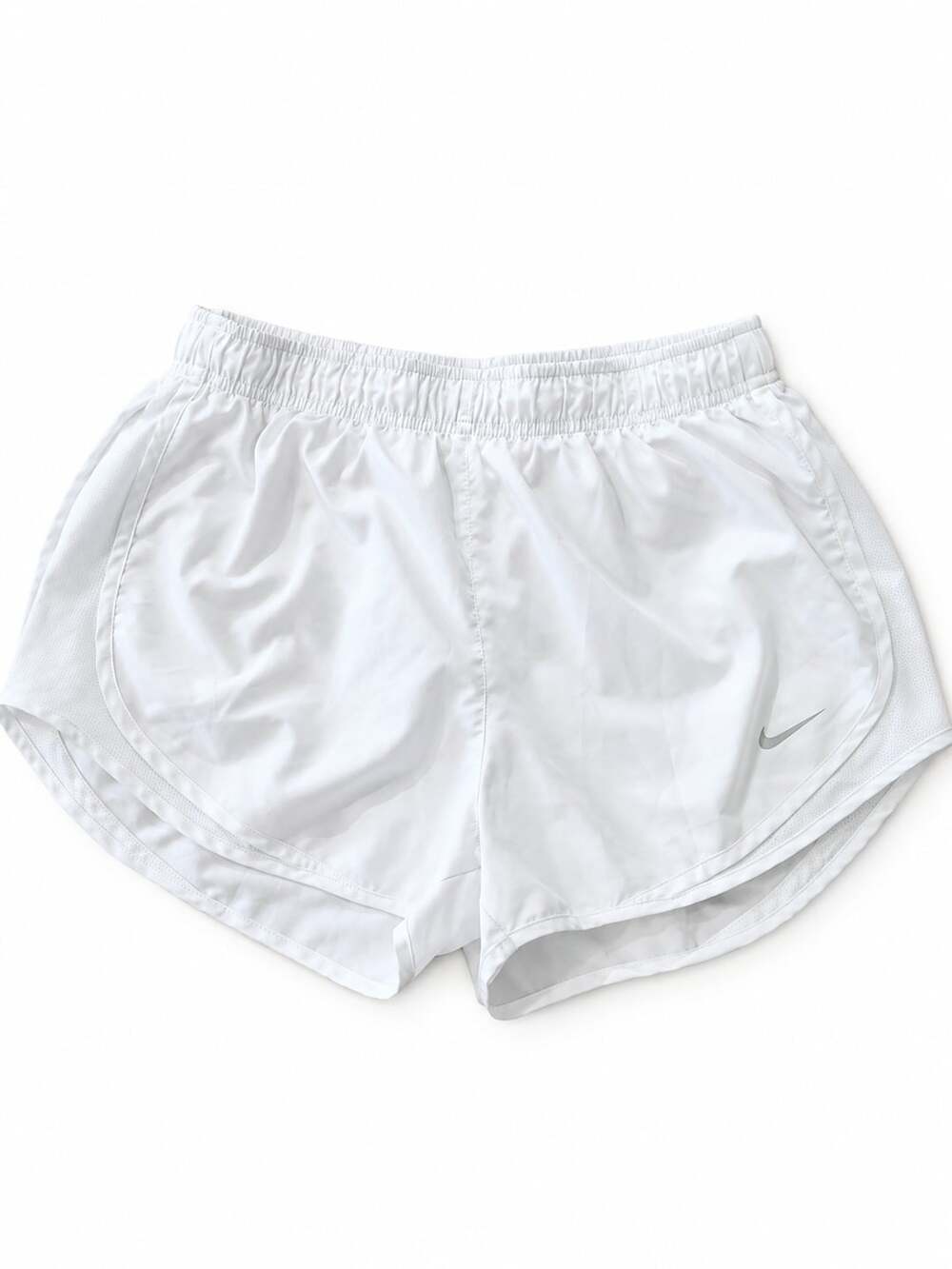 Nike Dri-Fit White Running Shorts Medium (w)